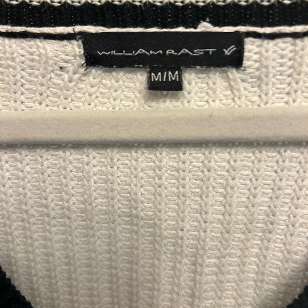 William Rast Classic White Sweater
